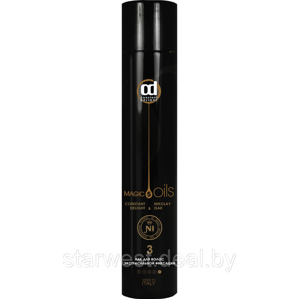 Constant Delight Magic 5 Oils Hairspray №3 400 мл Лак для волос экстрасильной фиксации - фото 1 - id-p204382594