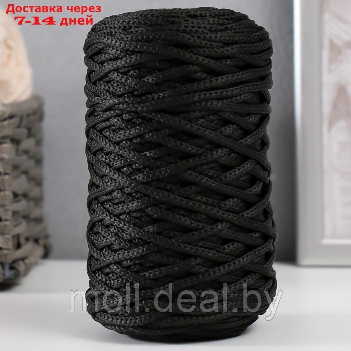 Шнур для вязания 100% полиэфир 3мм 100м/200±20гр (13-черный) - фото 1 - id-p204356203