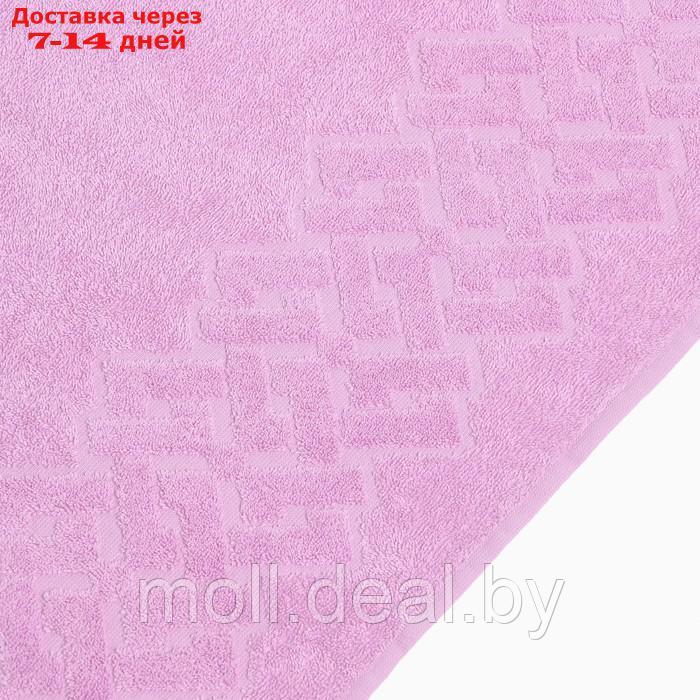 Полотенце махровое Baldric 100Х150см, цвет розовый, 350г/м2, 100% хлопок - фото 3 - id-p204357196