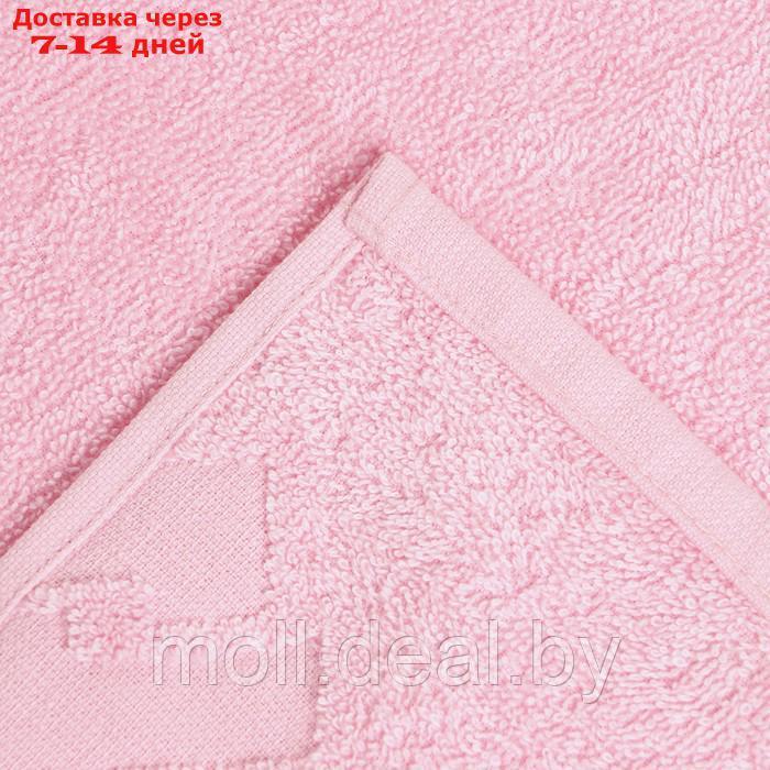 Полотенце махровое Baldric 100Х150см, цвет розовый, 350г/м2, 100% хлопок - фото 4 - id-p204357198