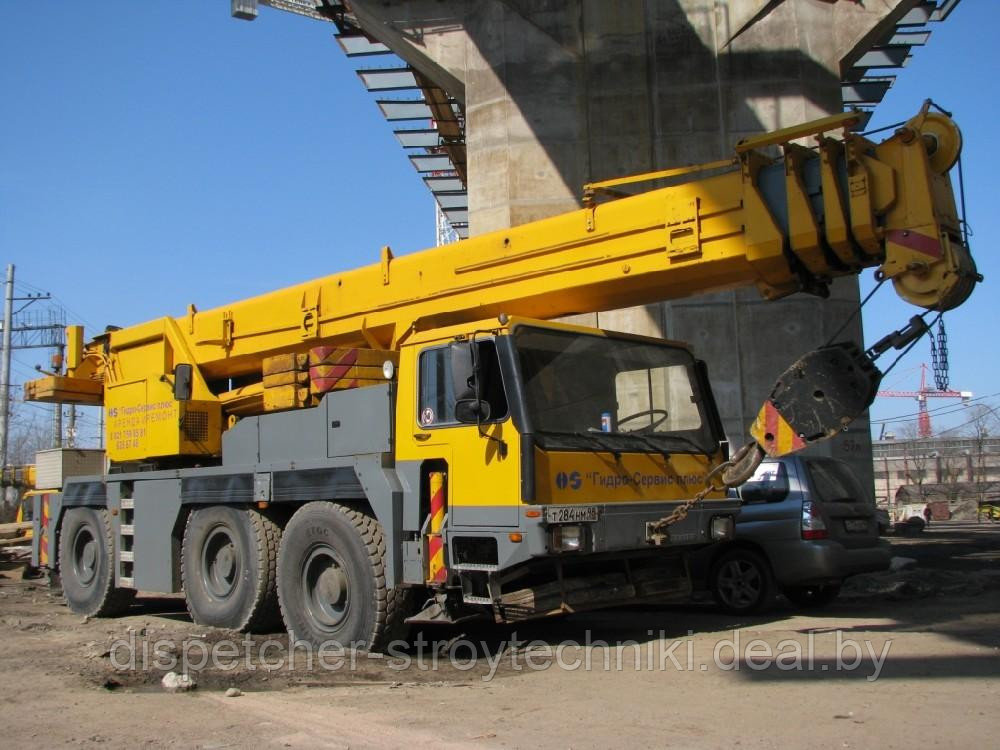 Аренда автокрана 50т тонн Liebherr ltm1050 - фото 1 - id-p27987710