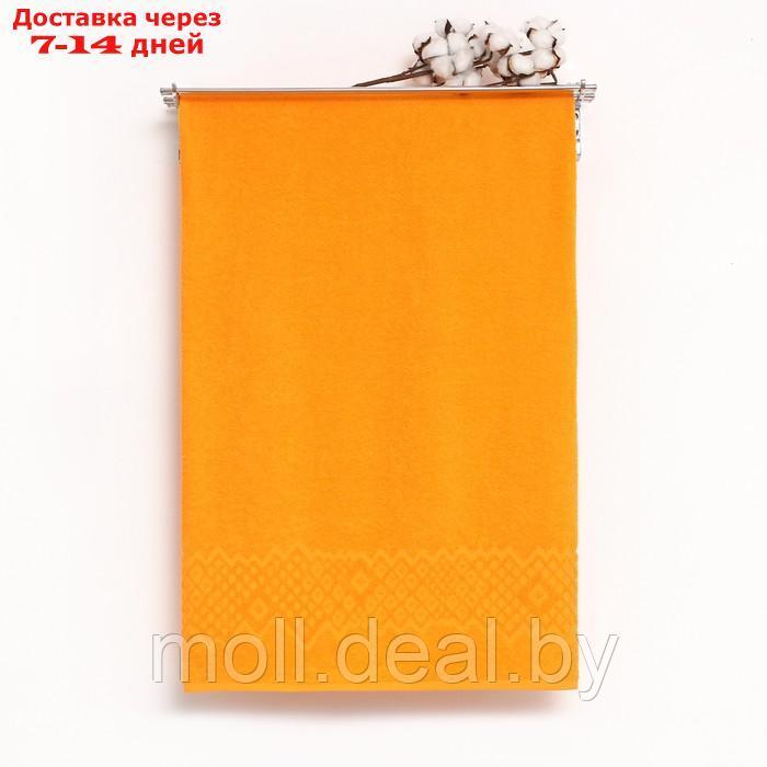 Полотенце махровое Flashlights 100Х150см, цвет оранжевый, 295г/м2, 100% хлопок - фото 1 - id-p204357245