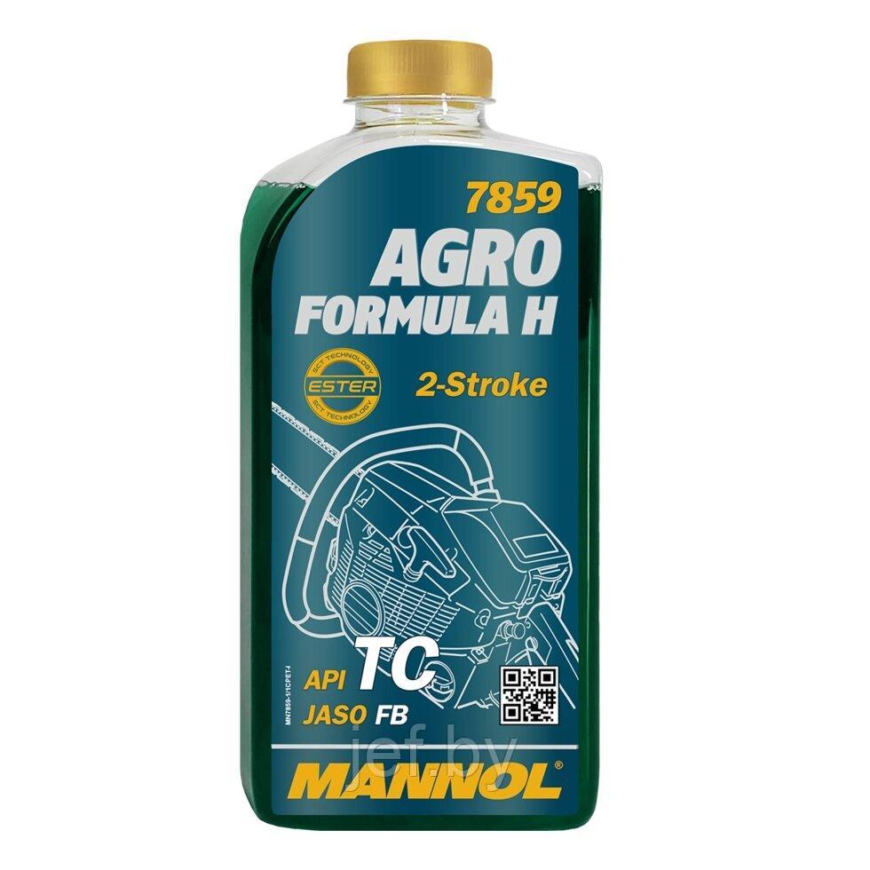 Масло моторное двухтактное синтетическое 1л Agro for Husqvarna 7859 API TC JASO FB MANNOL 4036021102399