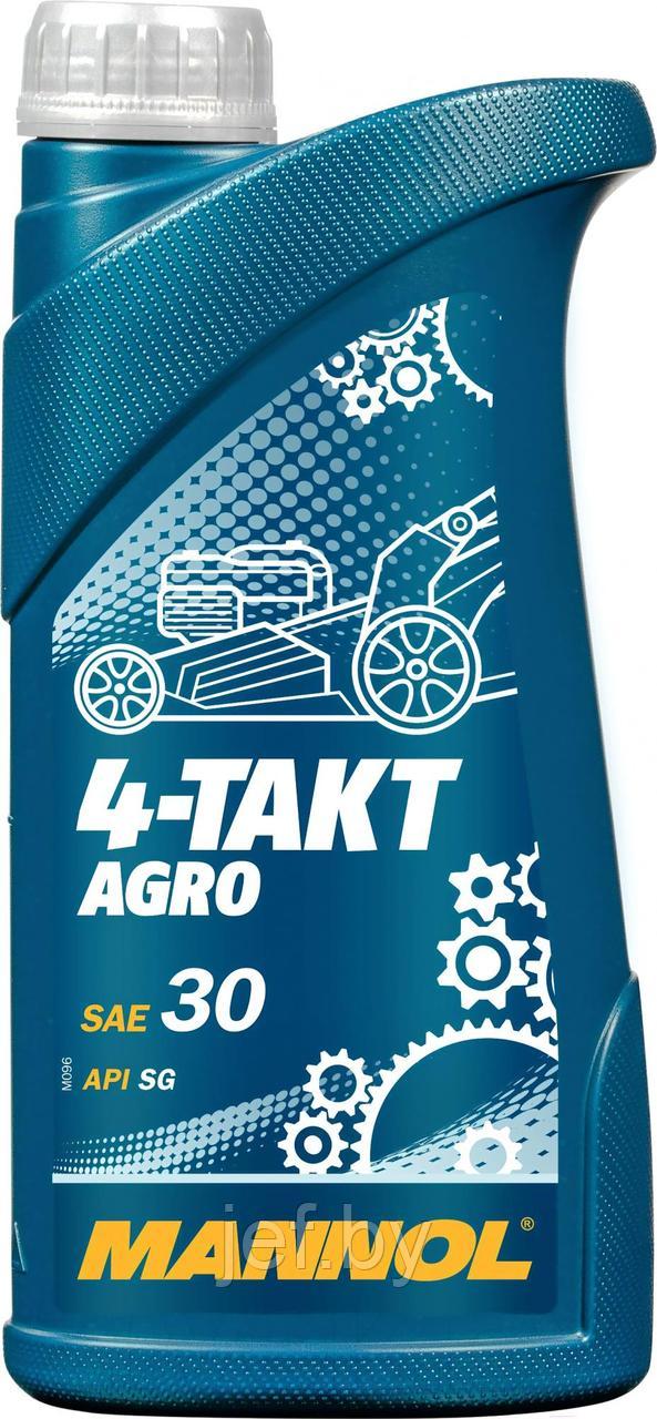 Масло моторное минеральное 1л 4-Takt Agro SAE 30 MANNOL 4036021102054