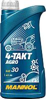 Масло моторное минеральное 1л 4-Takt Agro SAE 30 MANNOL 4036021102054