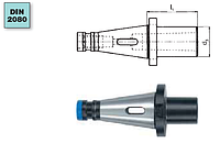 ПЕРЕХОДНАЯ ВТУЛКА DIN 2080, для инструментов с хвостовиком КМ