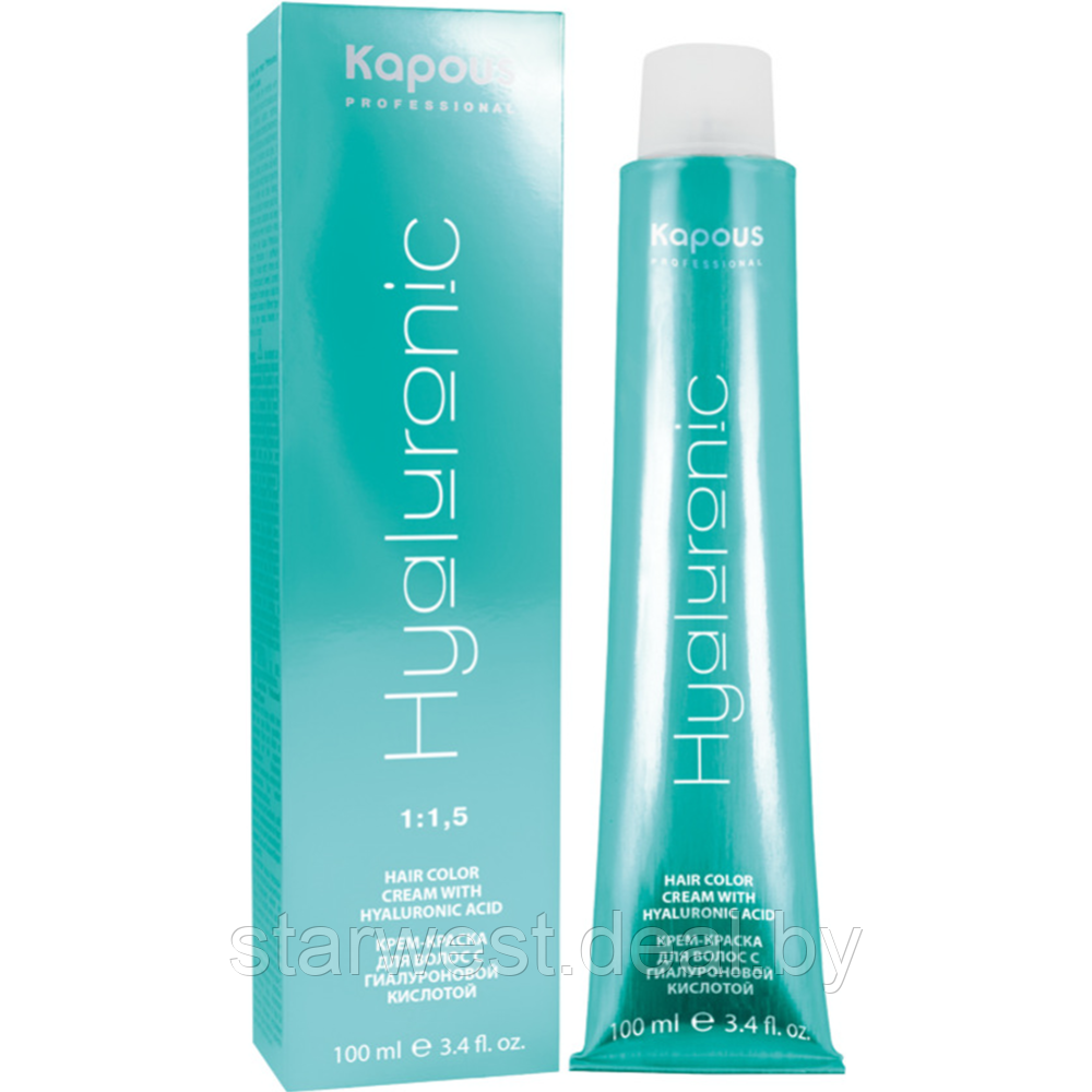 Kapous Professional HYALURONIC 100 мл Крем-краска стойкая для окрашивания волос (в ассортименте) - фото 2 - id-p204390341