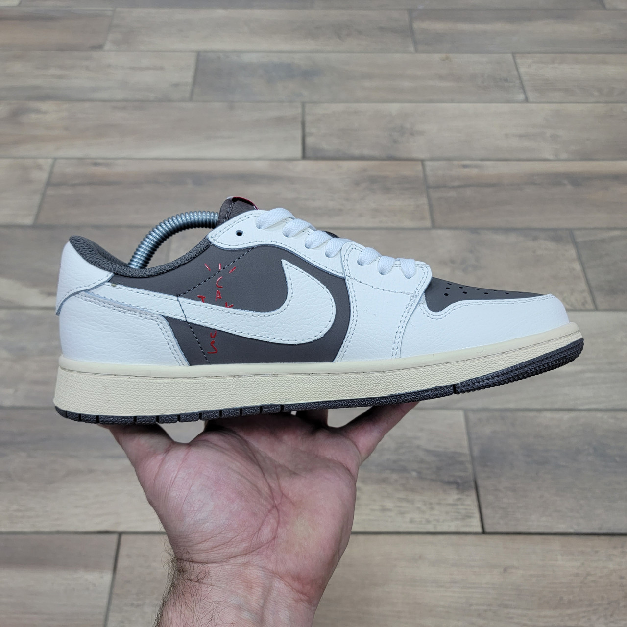 Кроссовки Travis Scott X Air Jordan 1 Low OG Reverse Mocha - фото 5 - id-p150446864