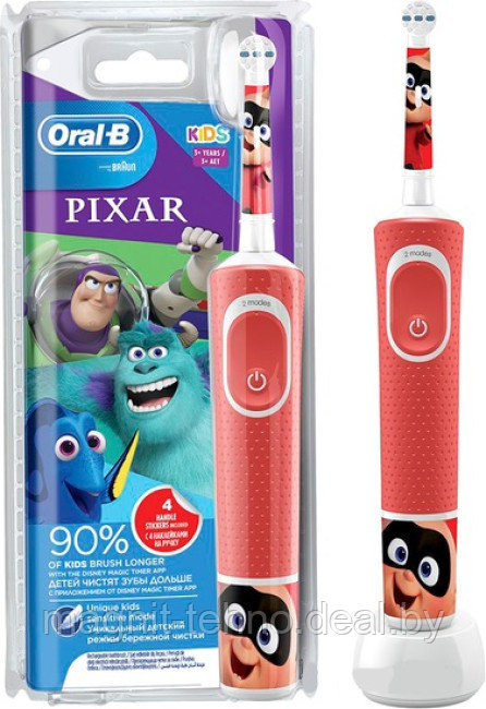 Электрическая зубная щетка Braun Oral-B Kids Pixar (D100.413.2K) - фото 2 - id-p204390589