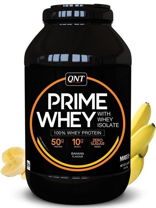 Протеин сывороточный (концентрат+изолят) Prime Whey QNT 908г (банан) - фото 1 - id-p204390597