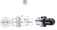 ФРЕЗЕРНЫЙ ЗАЖИМНОЙ ПАТРОН DIN 69893 A, системы Weldon
