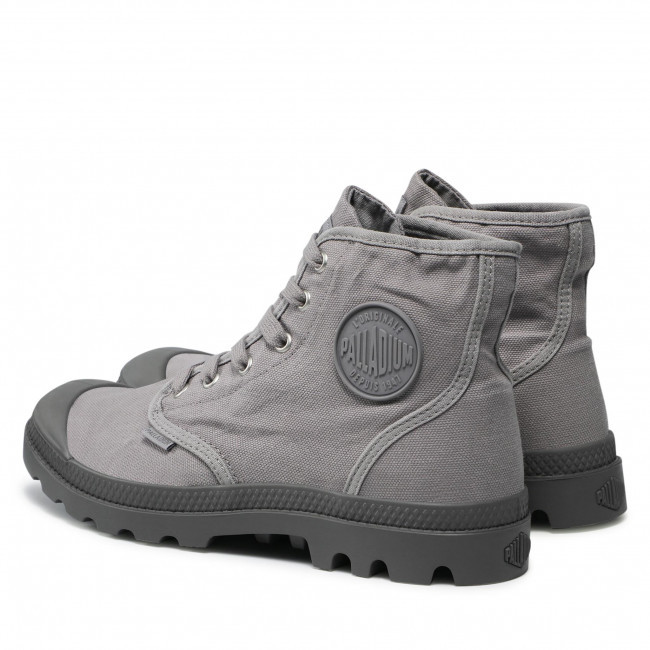 Кеды мужские Palladium PAMPA HI серый - фото 3 - id-p204320660