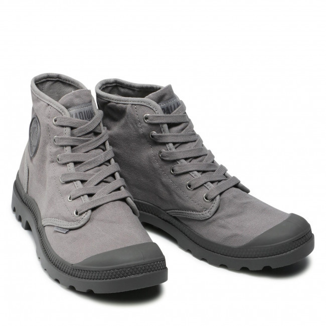 Кеды мужские Palladium PAMPA HI серый - фото 4 - id-p204320660