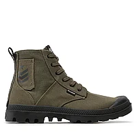 Кеды мужские Palladium PAMPA HI ARMY серый/зеленый