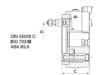 ТОКАРНЫЙ ПАТРОН ROTA-S plus Токарный патрон DIN 55028 C