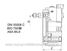 ТОКАРНЫЙ ПАТРОН ROTA-S plus Токарный патрон DIN 55028 C