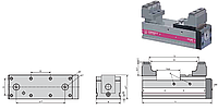 Тиски машинные, Тип MC, с фиксированной губкой