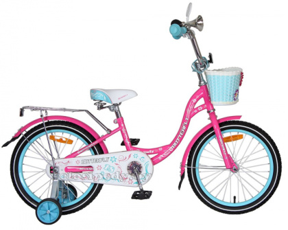 Детский двухколесный велосипед FAVORIT модель BUTTERFLY BUT-20BL - фото 1 - id-p204364247