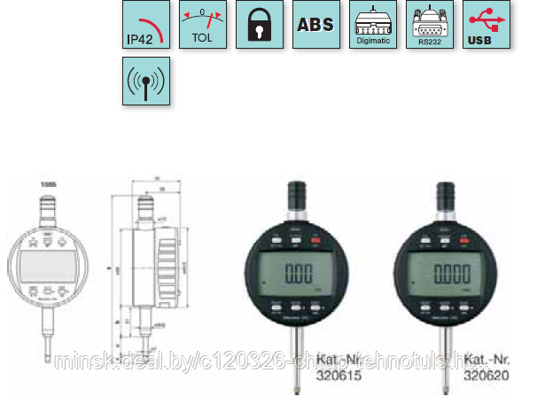 ЦИФРОВОЙ ИНДИКАТОР IP42