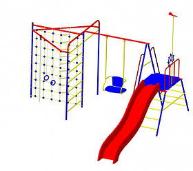 Уличный спортивный комплекс для дачи Пионер Стрела 04 ТК2