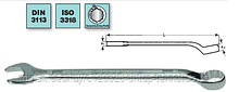 КОМБИНИРОВАННЫЙ ГАЕЧНЫЙ КЛЮЧ короткий, изогнутый