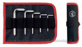 359 T5 Набор шестигранных штифтовых ключей с хвостовиком в сумке-скатке. - фото 1 - id-p28016264