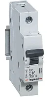 Автоматический выключатель 1P16A хар-ка C 4,5kA Legrand RX3 (419664)