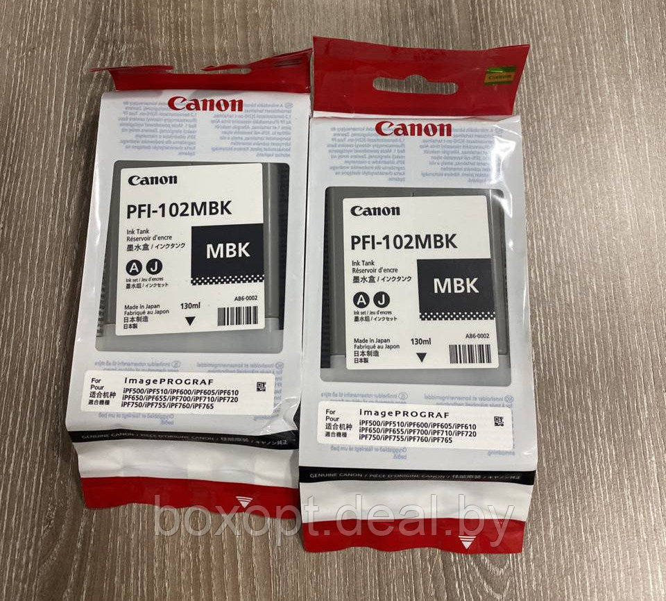Картридж Canon PFI-102MBK (0894B001) Matte Black (Original) - фото 2 - id-p204401076