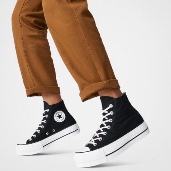 Кеды женские CONVERSE CTAS LIFT HI Black - фото 3 - id-p204401226