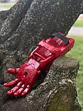 Детский аккумуляторный Пистолет стреляющая перчатка Железный Человек гидрогелевый на орбизах, фото 3