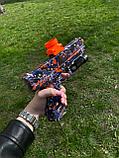 Детский аккумуляторный Пистолет с лазерным прицелом гидрогелевый на орбизах  +water bomb 2000 пулек, фото 2