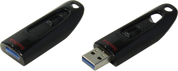 Накопитель SanDisk Ultra SDCZ48-256G-U46 USB3.0 Flash Drive 256Gb (RTL) - фото 1 - id-p204401749