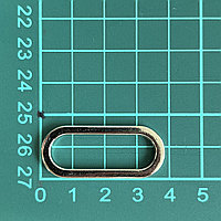 Рамка овальная F418 30мм никель