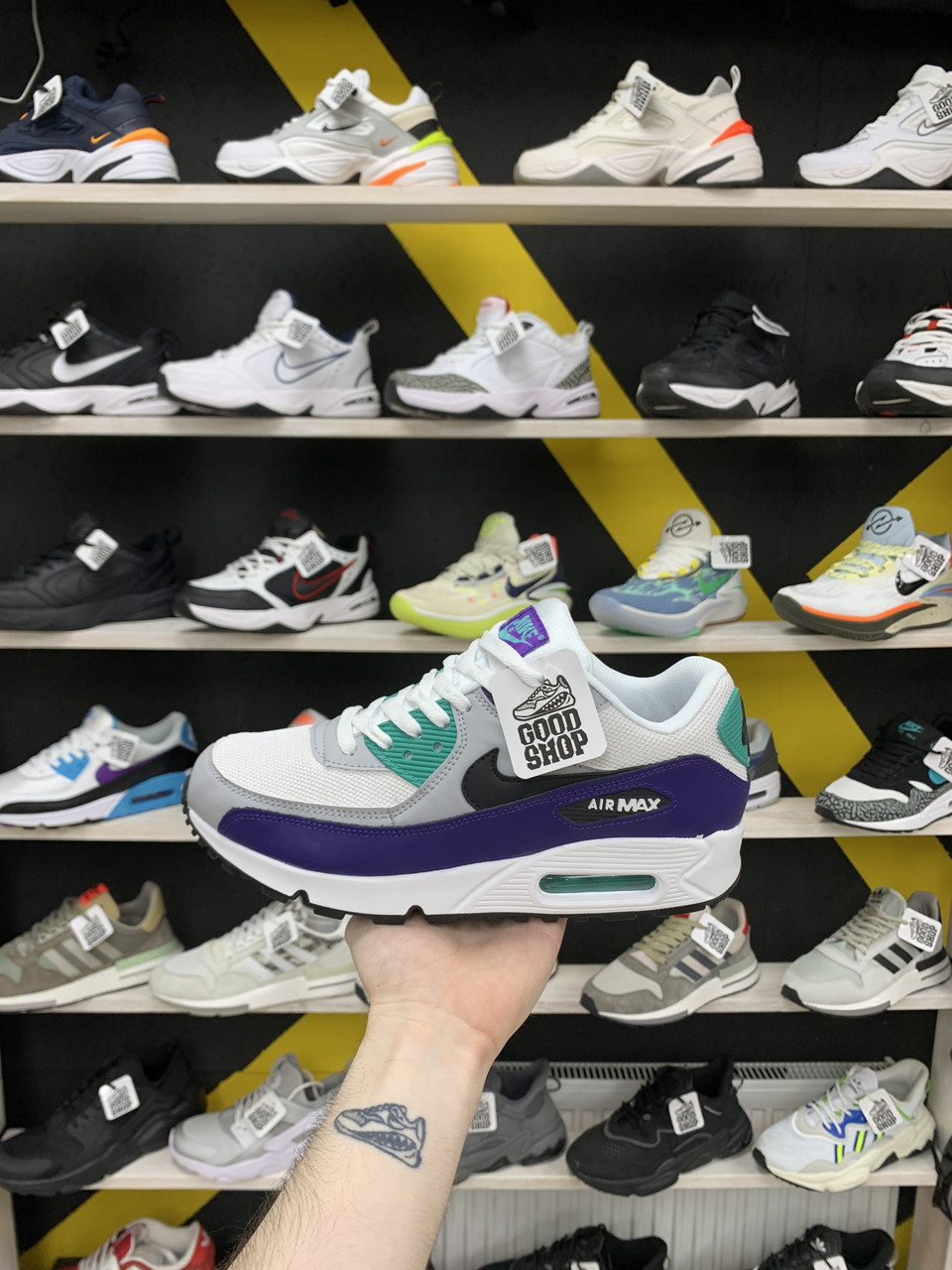 Кроссовки Nike Air Max 90 White Purple