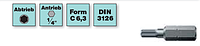 БИТА для винтов с внутренним шестигранником