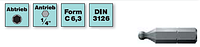 БИТА для винтов с внутренним шестигранником