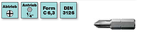 БИТА для винтов с крестообразным шлицом PH