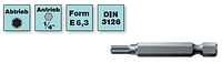 Бита для винтов с внутренним шестигранником, жесткая