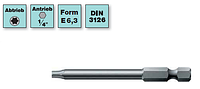 Бита для винтов с профилем TORX® - TX, жесткая, особо длинная