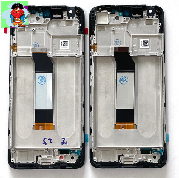 Средняя часть (рамка) для Xiaomi POCO X3, X3 Pro цвет: синий - фото 1 - id-p204409598