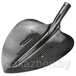 Лопата совковая щебеночная из рельсовой стали, без черенка, тулейка д40мм (Россия)
