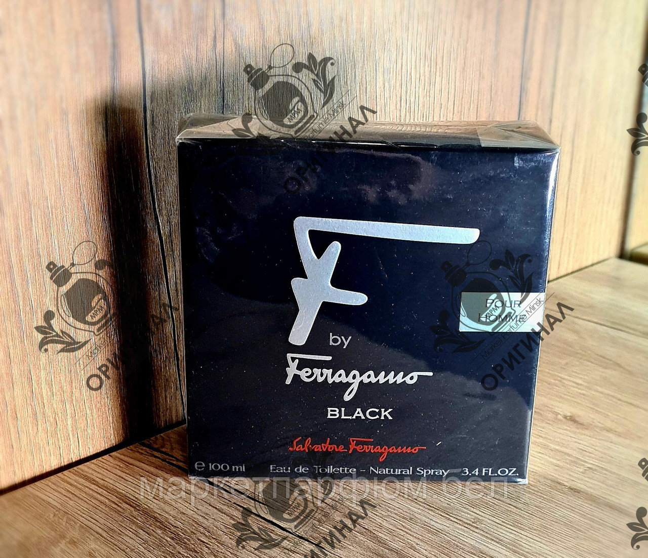 100 мл. SALVATORE FERRAGAMO F By Ferragamo Black Pour Homme (Оригинал ) мужской парфюм - фото 1 - id-p204398489