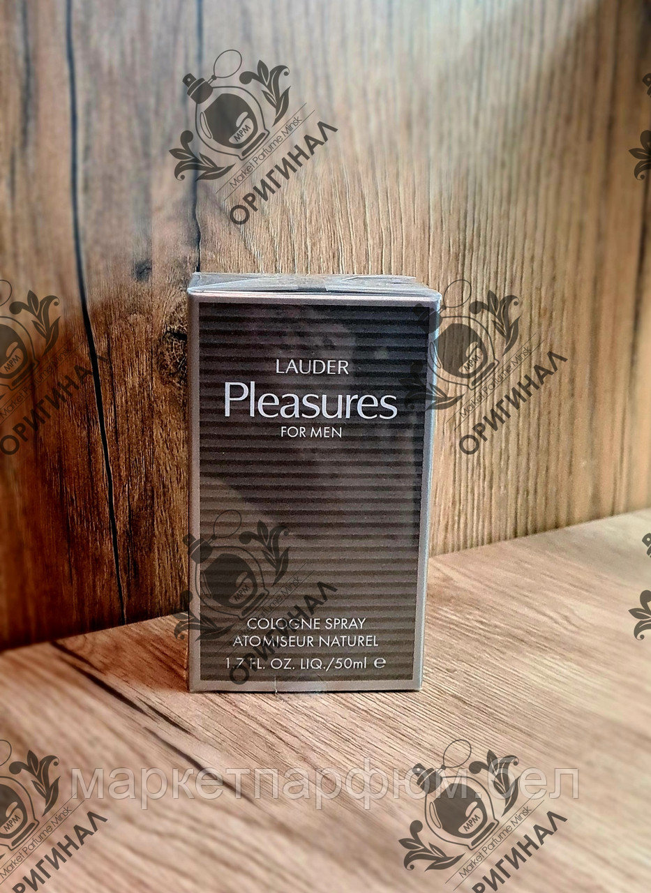 50мл. ESTEE LAUDER Pleasures Men (Оригинал ) мужской парфюм - фото 1 - id-p204398494