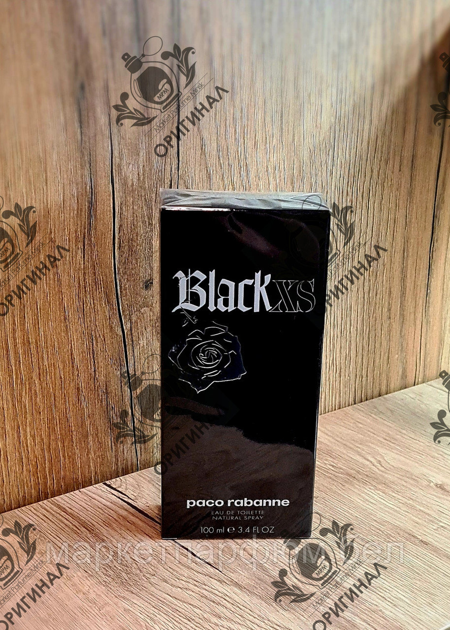 100мл. PACO RABANNE Black XS For Men (Оригинал ) мужской парфюм - фото 1 - id-p204398503