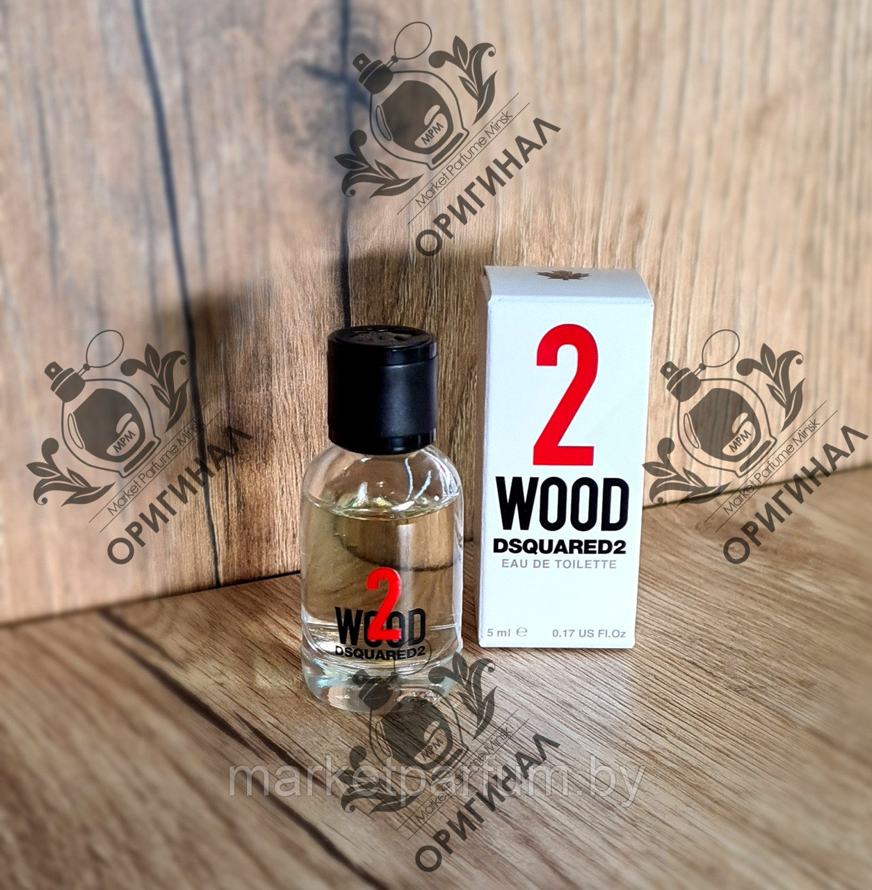 5 мл DSQUARED2 2 Wood (Оригинал миниатюры ) мужской парфюм