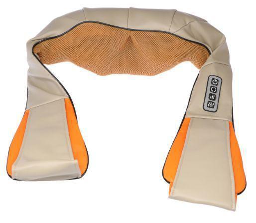 Массажная подушка LUAZON HOME LEM-23/ LEM21 электрический массажер для спины и шеи и плеч с подогревом