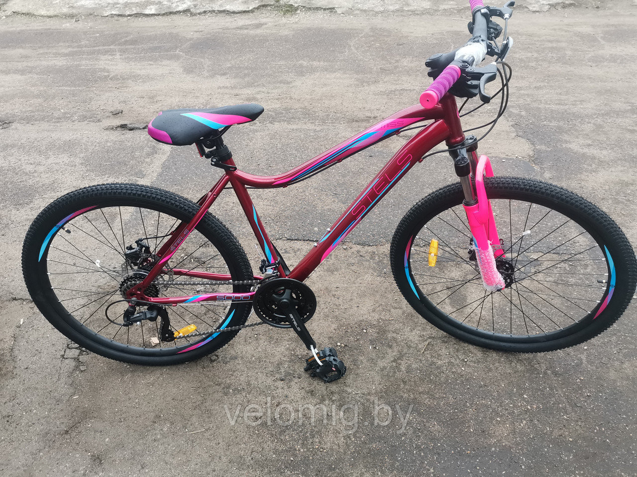 Велосипед горный женский Stels Miss 5000 MD 26 V020 (2022) - фото 4 - id-p71358418