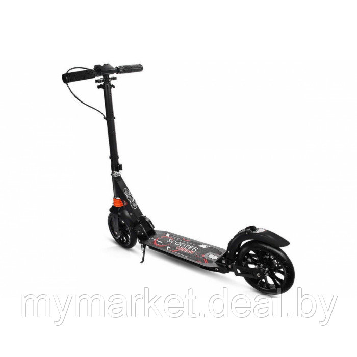 Самокат двухколесный подростковый с ручным тормозом Scooter Urban - фото 3 - id-p204426358