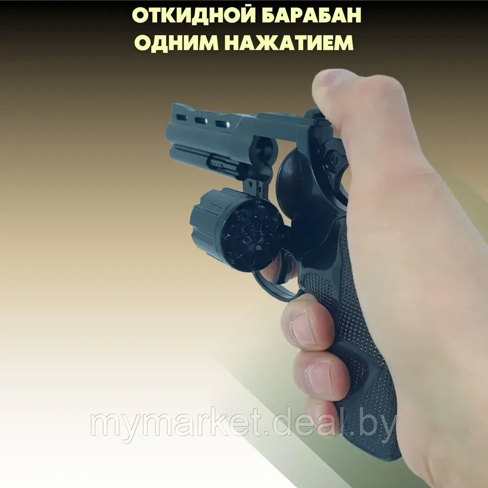 Детский металический револьвер с пистонами / пистолет на пистонах - фото 8 - id-p204426395