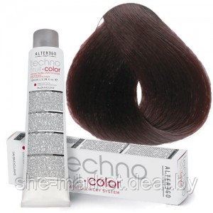 Краска для волос перманентная Techno Fruit Color 4/5 каштановый с оттенком красного дерева, 100мл - фото 1 - id-p204426194